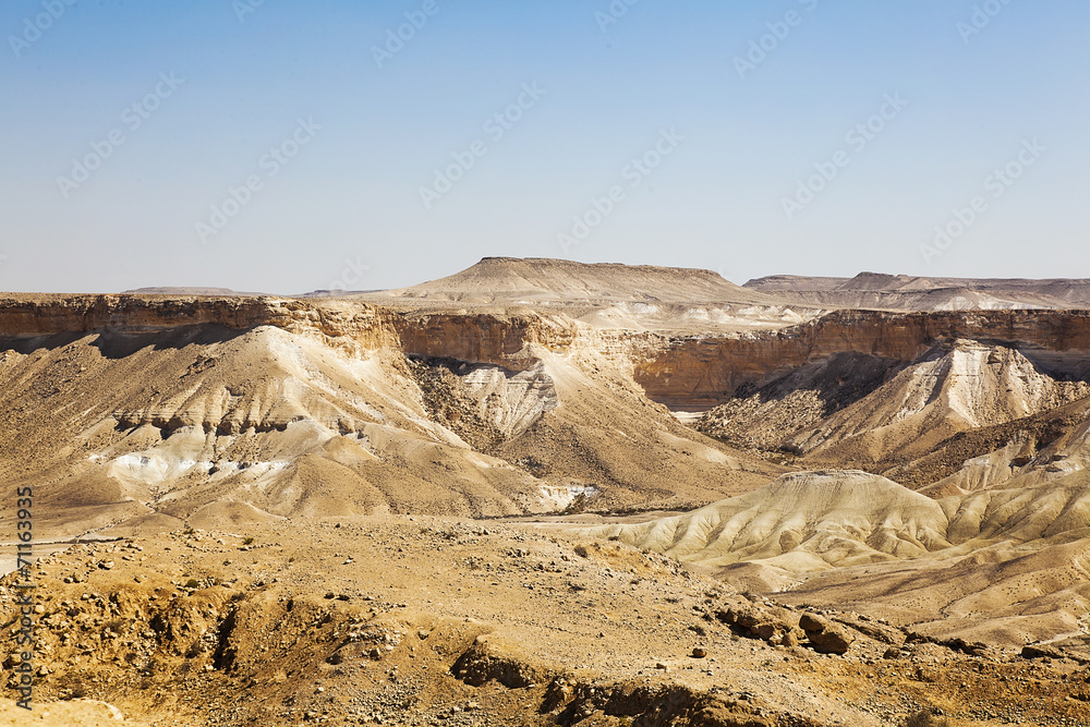 Negev desert landscape Negev desert landscape