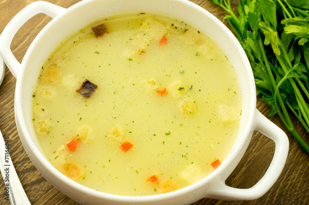 Mushroom soup Mushroom soup