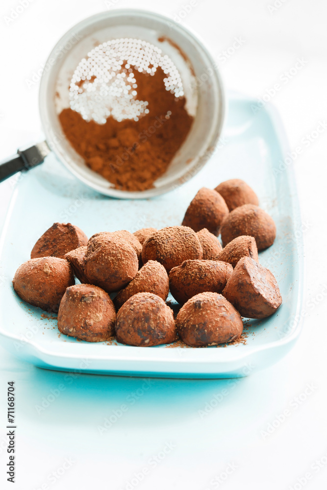 chocolate truffles