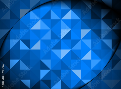 Blue square shape abstract background