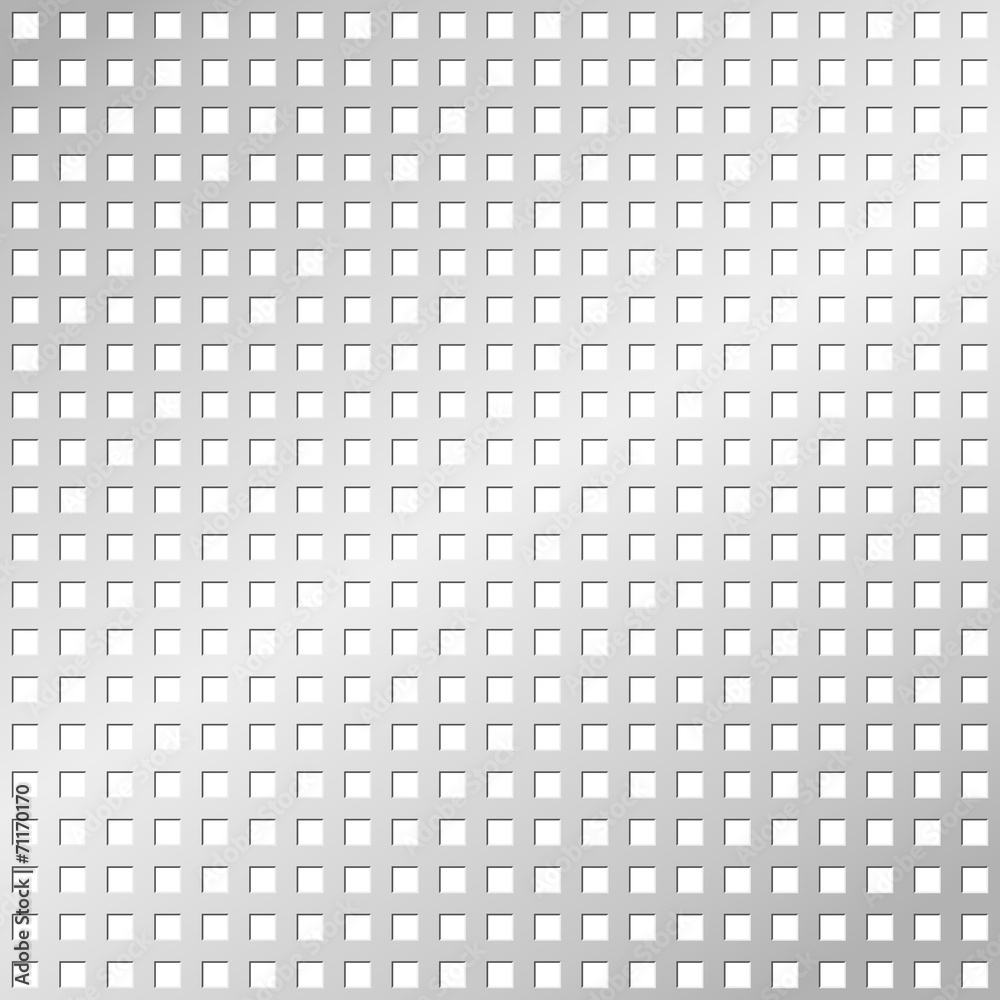 Perforated metal plate, seamless tileable