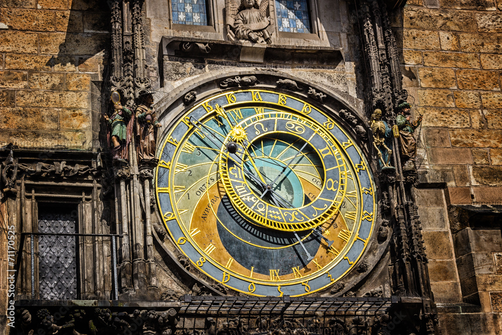 Obraz premium Astronomical clock in Prague