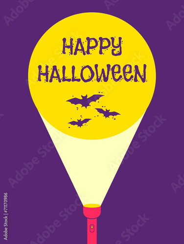flashlight and bats
