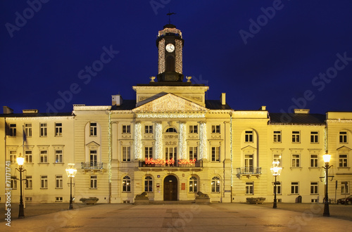 City hall in Plock. Poland