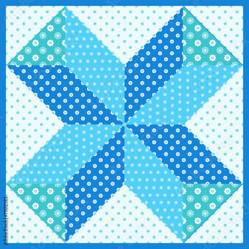 Patchwork motif