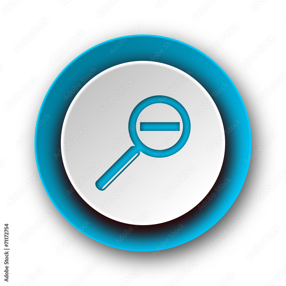 lens blue modern web icon on white background lens blue modern web icon on white background