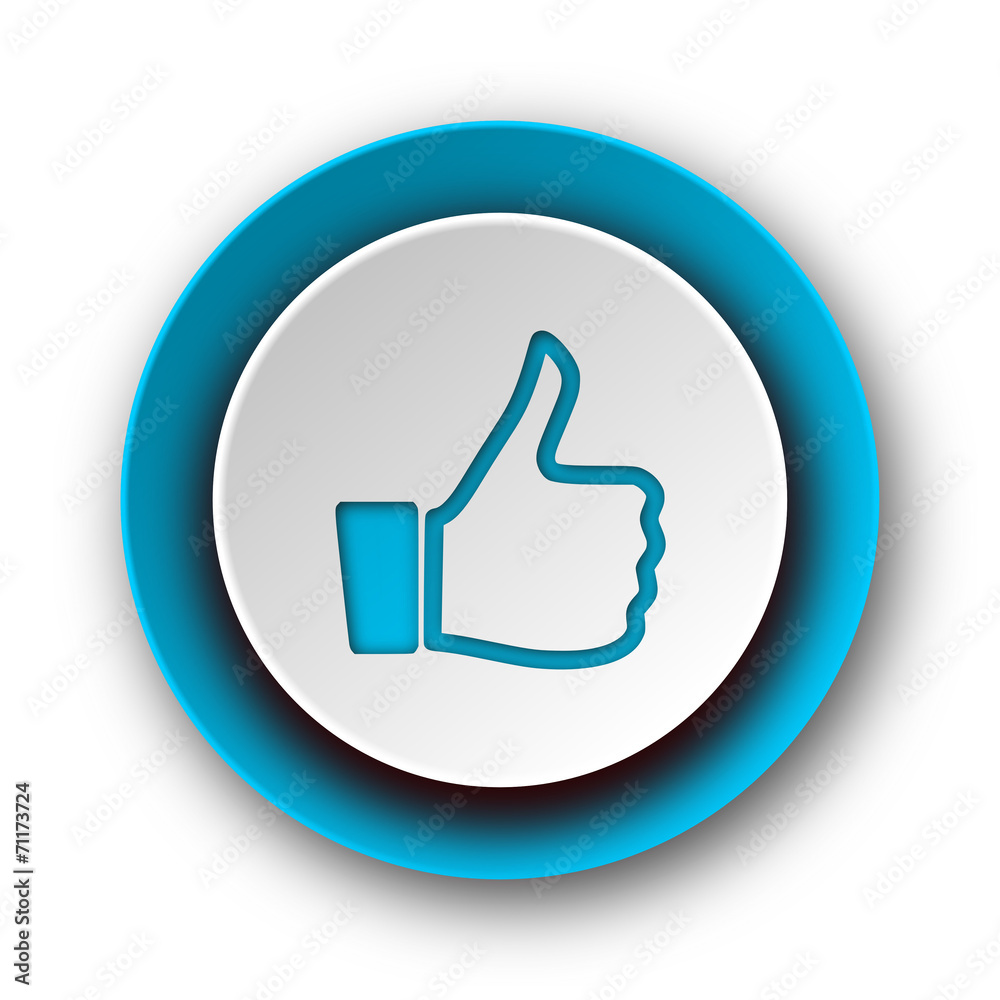 like blue modern web icon on white background like blue modern web icon on white background