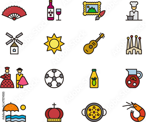 Spain icons