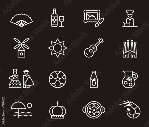 Spain icons