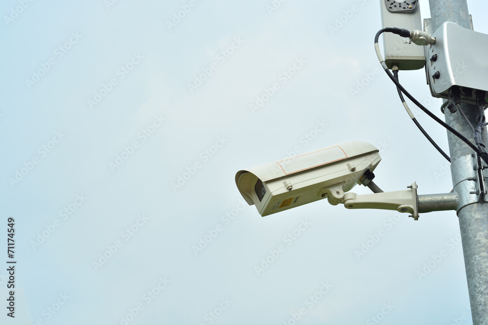 A photo camera to the safety of life and property of people. A photo camera to the safety of life and property of people.