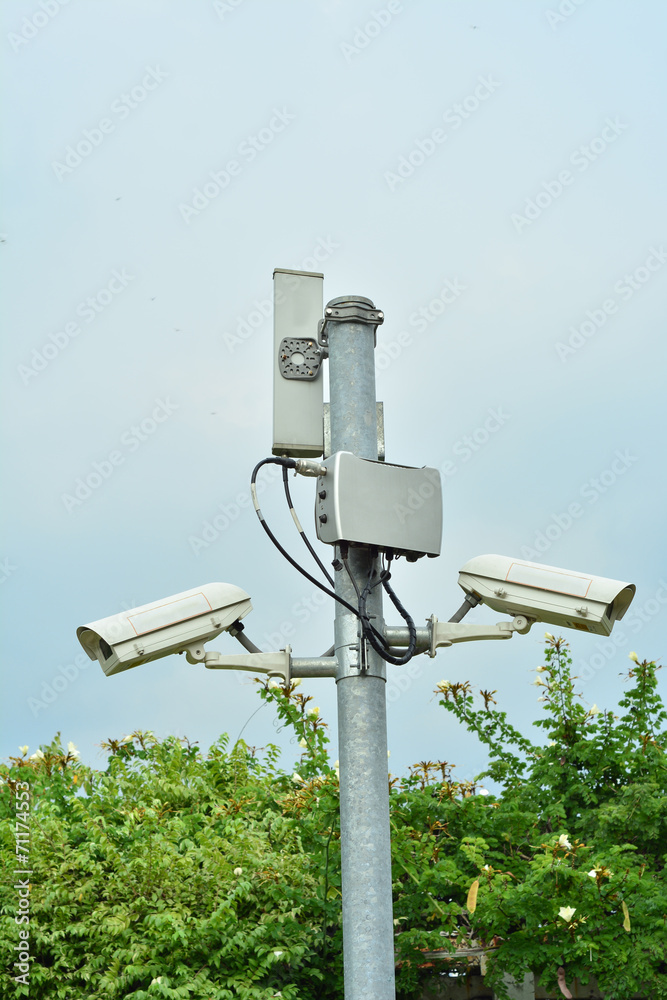 A photo camera to the safety of life and property of people. A photo camera to the safety of life and property of people.