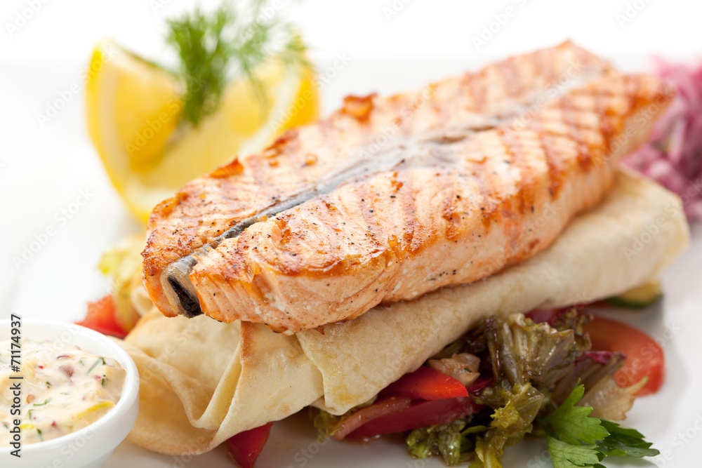 Salmon Steak Salmon Steak