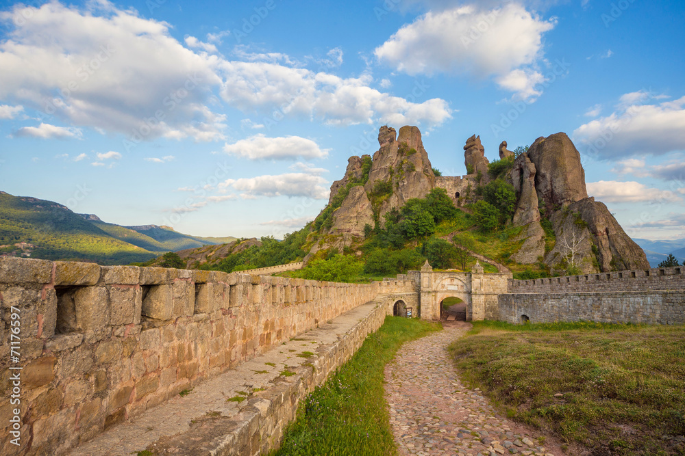 Belogradchik fortress entrance and the rocks