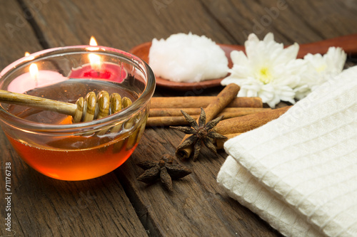 Honey and spa treatment