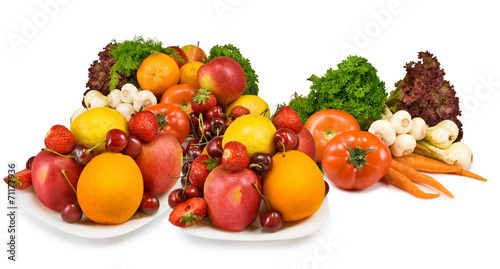 Fototapeta Naklejka Na Ścianę i Meble -  image many vegetables and fruits