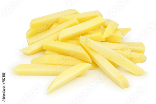 Frites crues - Raw French fries