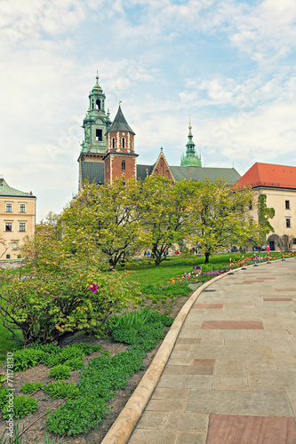 Wawel castle. Courtyard.