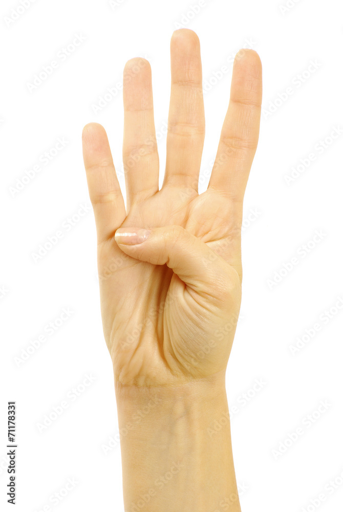 Hand, four Hand, four
