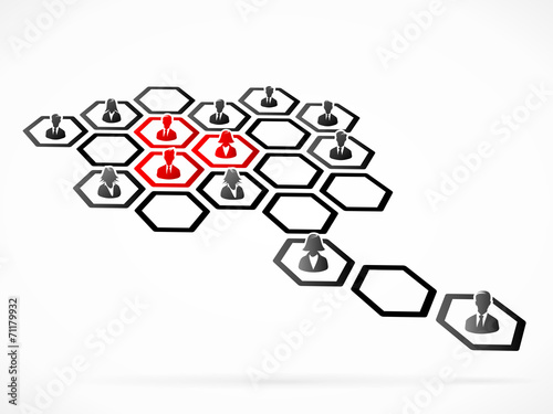 Customer segmentation concept illustration