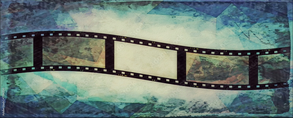 Fototapeta premium grunge film strip background