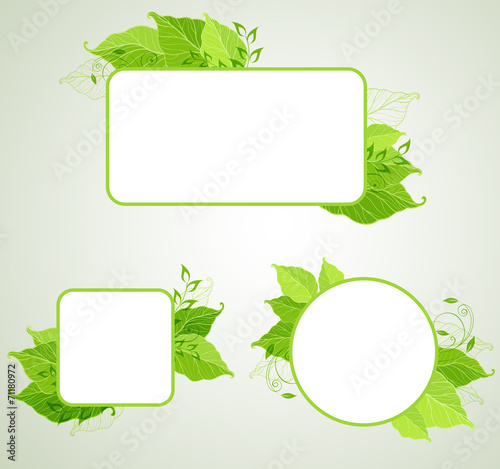 Green ecology  banners