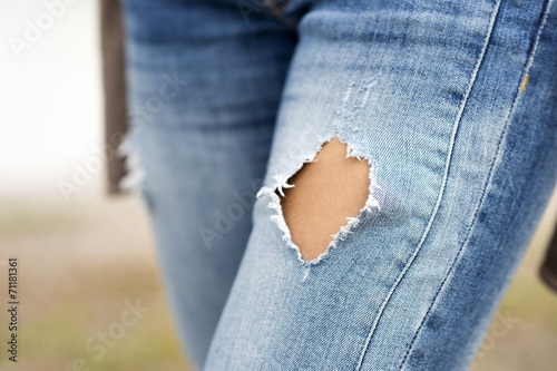 Torn jeans