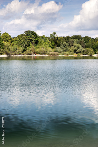 Lake with trees in Bavaria