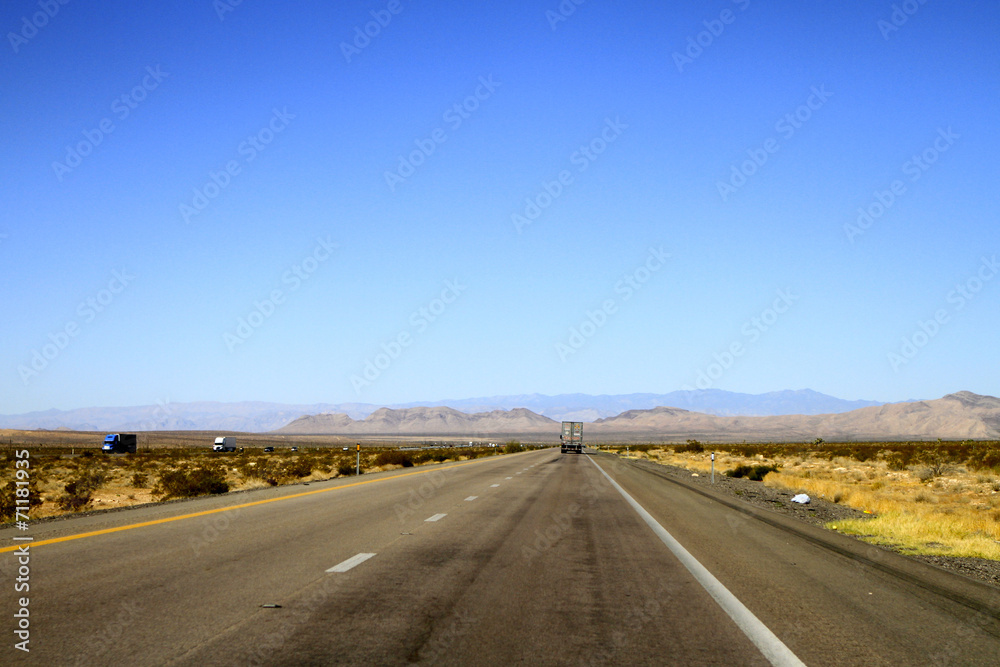 route du Navada vers Las Vegas route du Navada vers Las Vegas