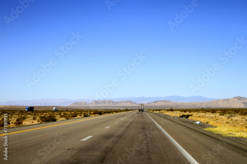 route du Navada vers Las Vegas
