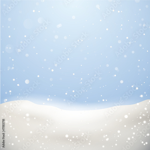 Schnee Kulisse