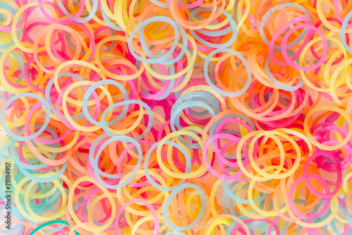 mixed color of elastic band background