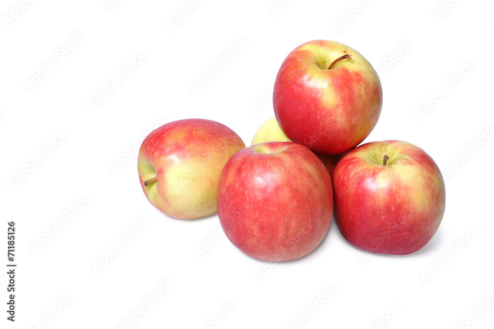 apples closeup isolated on white background apples closeup isolated on white background