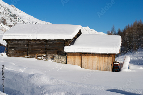 Small village on the Alps