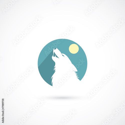 Howling wolf sign