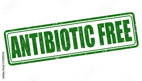 Antibiotic free stamp