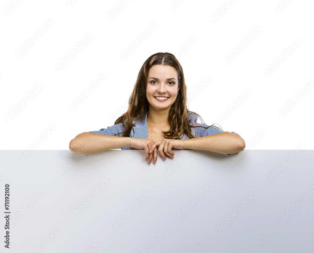 Business woman with copy space Business woman with copy space
