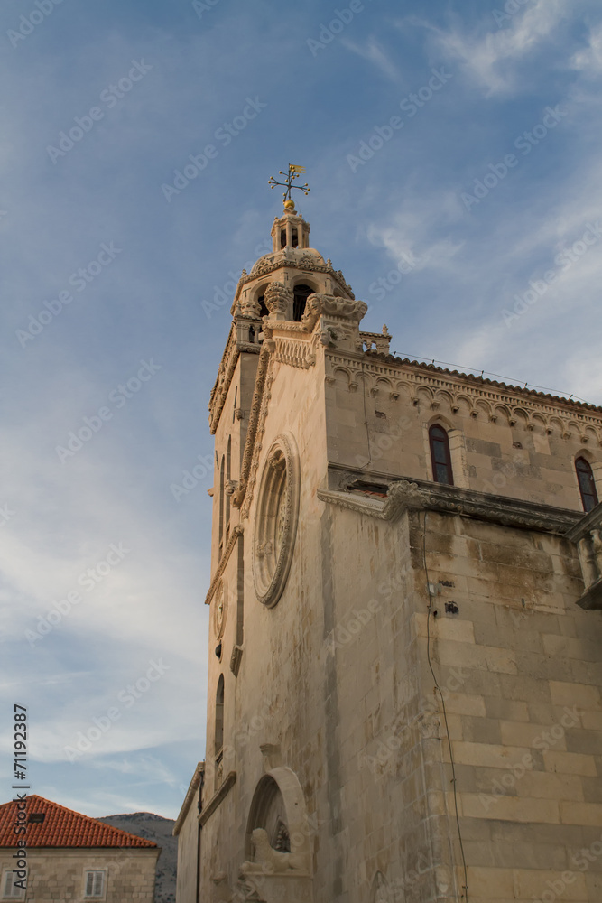 St. Mark's Cathedral in Korcula, Croatia St. Mark's Cathedral in Korcula, Croatia