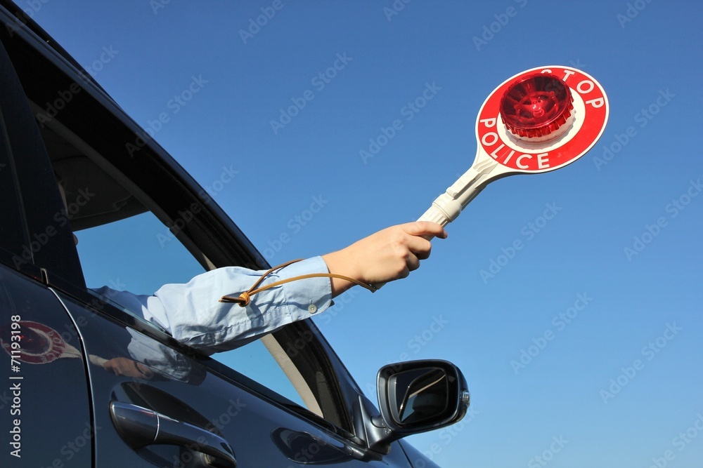 Polizeikontrolle StockFoto Adobe Stock
