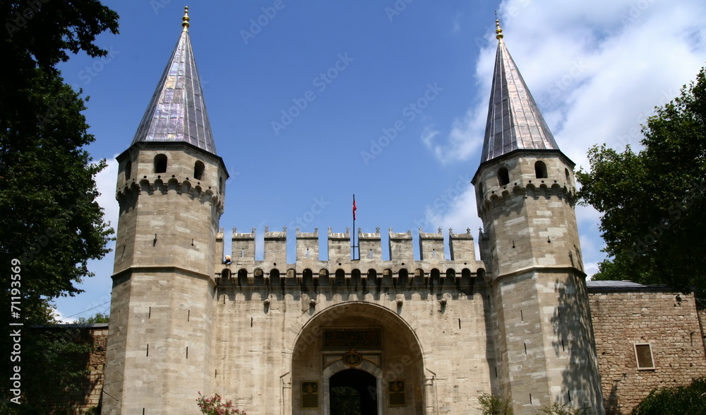 Topkapi Palace at Istanbul Turkey
