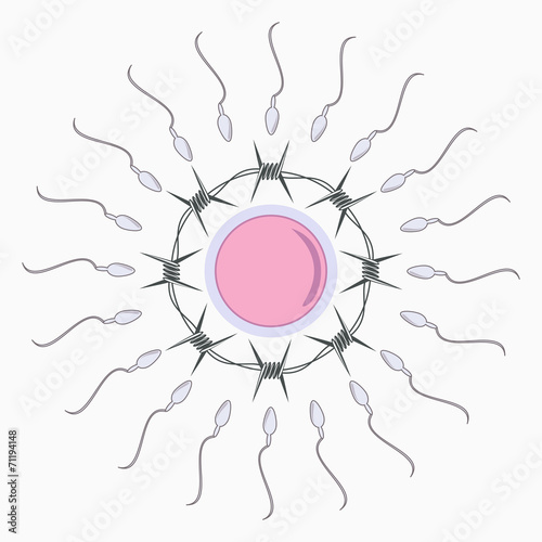 Infertility, vector illustration