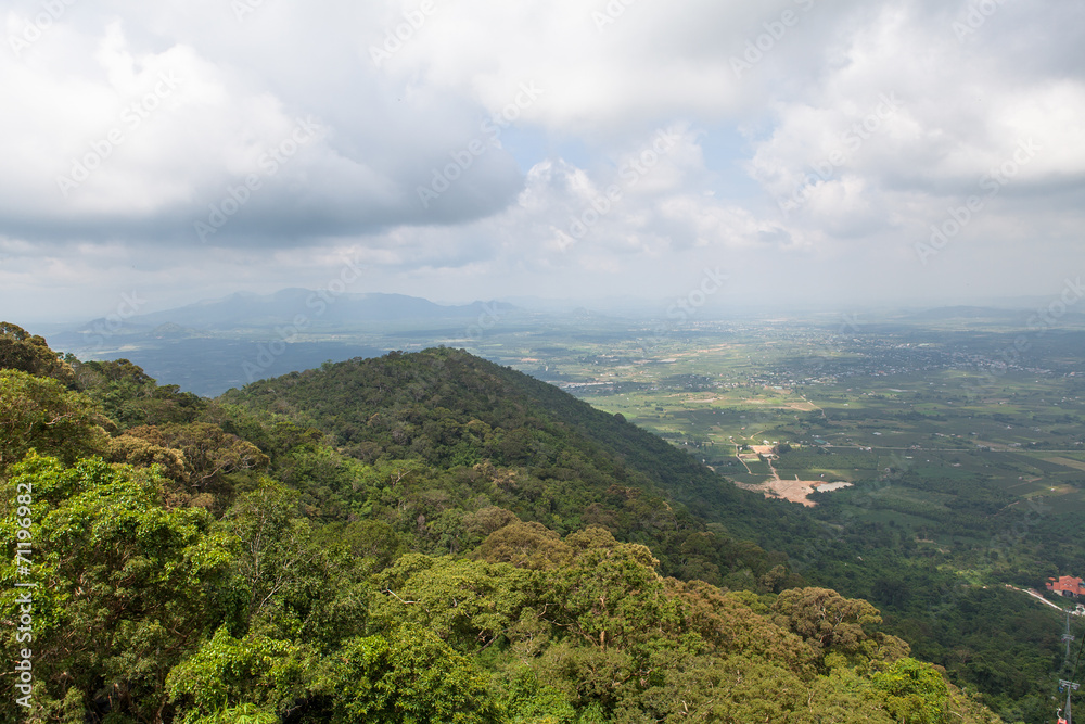 Naklejka premium Impressive landscape, Ta Cu mountain, Vietnam