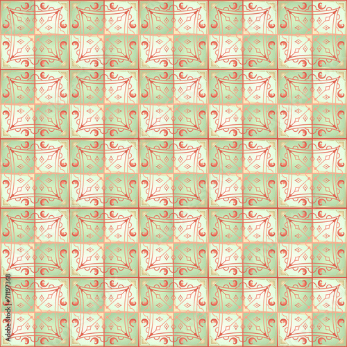Red-green wrapping paper