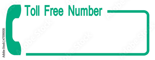 Toll free number