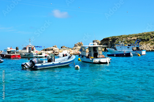 tremiti island san domino italy photo