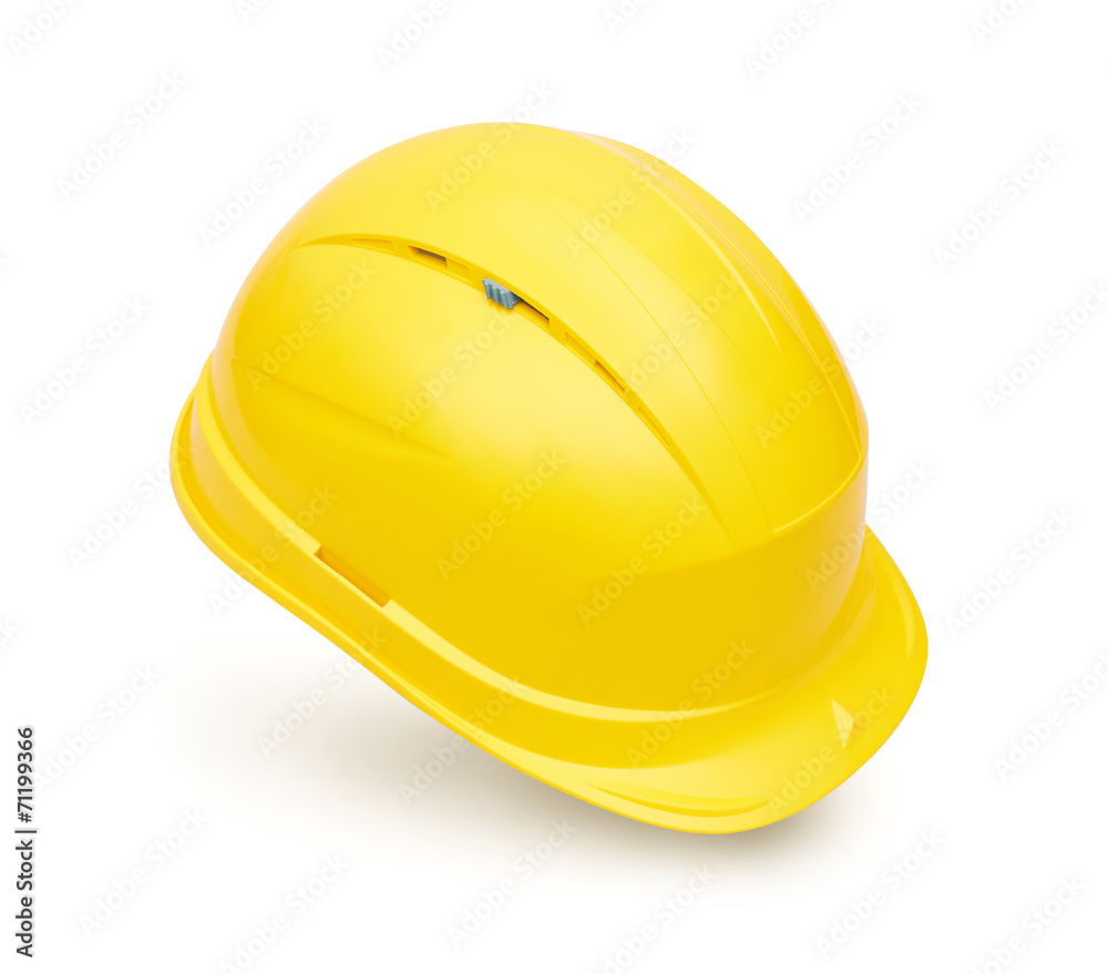 Fototapeta premium Yellow safety helmet
