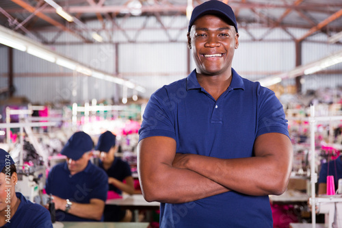 african american factory supervisor