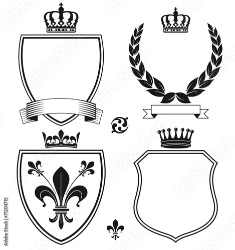 Schilder und Heraldische Wappen photo