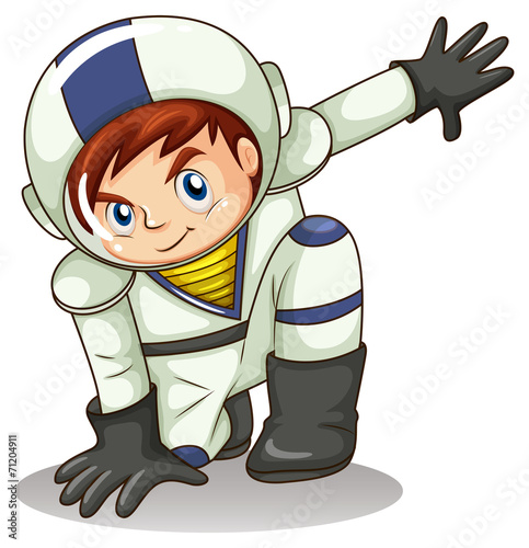 A young astronaut