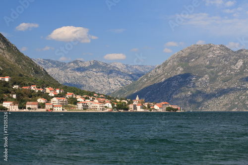 Fishing village on the coast of the Bay of Kotor. Montenegro © FomaA