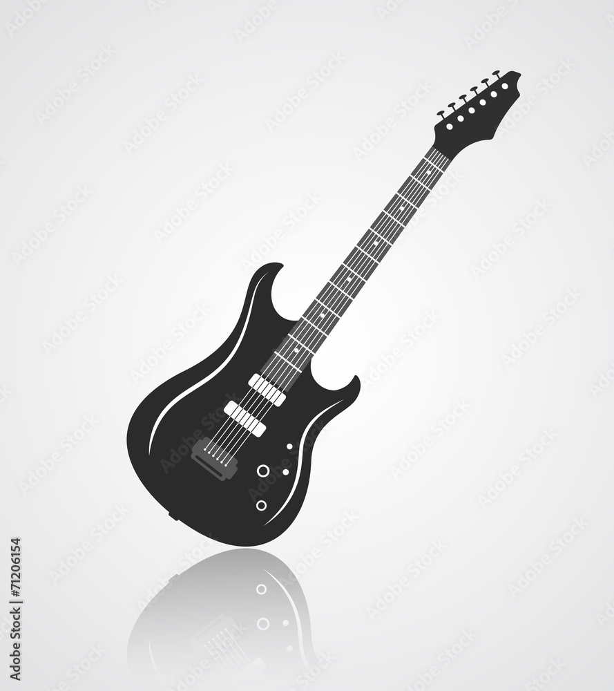 Electric guitar icon